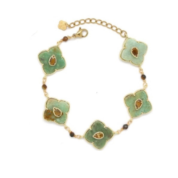 BRACCIALE FLOWER STONE