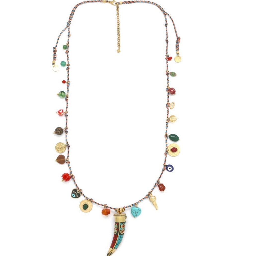 COLLANA MULTI CUERNO